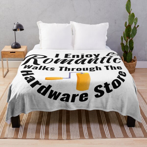 Item preview, Funny Painter Slogan: "Romantic Walks Through The Hardware Store" Quote | Best Gift for Decorator Dad, Paint Contractor & Artist designed and sold by karibov.