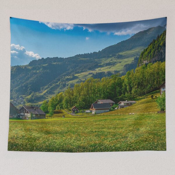 Item preview, An Evening Stroll in Engelberg designed and sold by Viv Thompson Photography .