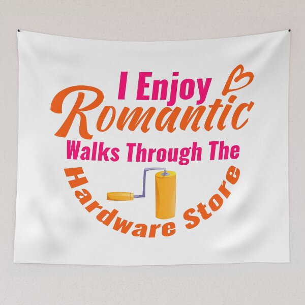 Item preview, I Enjoy Romantic Walks Through the Hardware Store – Funny Handyman & Hardware Worker Gift designed and sold by karibov.