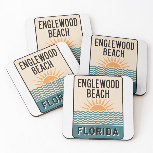 Artikelvorschau, Englewood Beach, Florida – Schild entworfen und verkauft von TheOldMittenIllustrated.