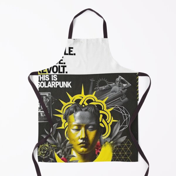 Item preview, Solarpunk Poster Revolt designed and sold by Raw-Ink.