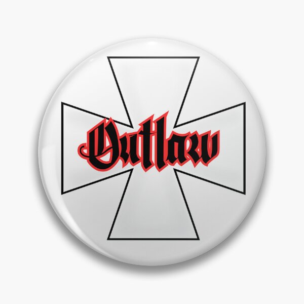Item preview, Outlaw Iron Cross 1% Rocker Logo West Coast Chopper Style designed and sold by Legacy Apparel Co..