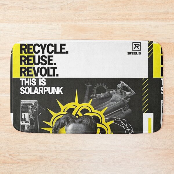 Item preview, Solarpunk Poster Revolt designed and sold by Raw-Ink.