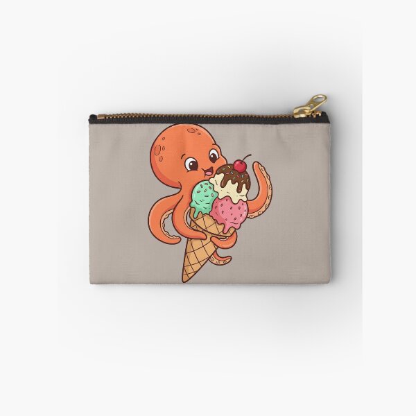 Item preview, Octopus Ice Cream Treat - Cute Aquatic Animal Foodie Art designed and sold by AwesomeBeyondLimits.