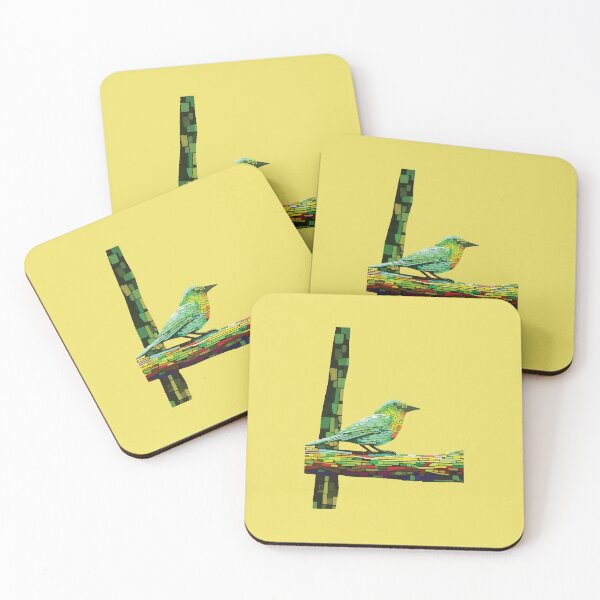 Item preview, bird at crossroads mosaic designed and sold by designmari.