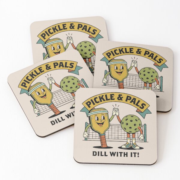 Item preview, Pickleball Buddy Squad – Cute Retro Cartoon Design designed and sold by TeeSpectrume.