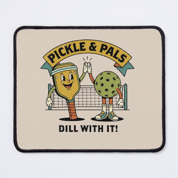 Item preview, Pickleball Buddy Squad – Cute Retro Cartoon Design designed and sold by Retro Rascals Co..