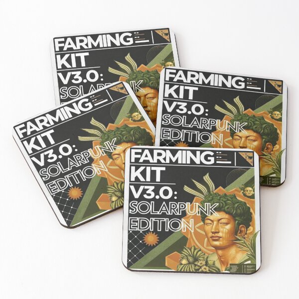 Item preview, Solarpunk Poster DIY Farming designed and sold by Raw-Ink.