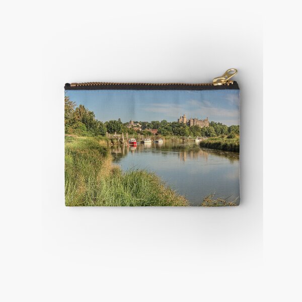 Item preview, High tide on the River Arun with Arundel Castle in the background - Arundel, West Sussex, Southern England, UK. designed and sold by HazyApplePhoto.