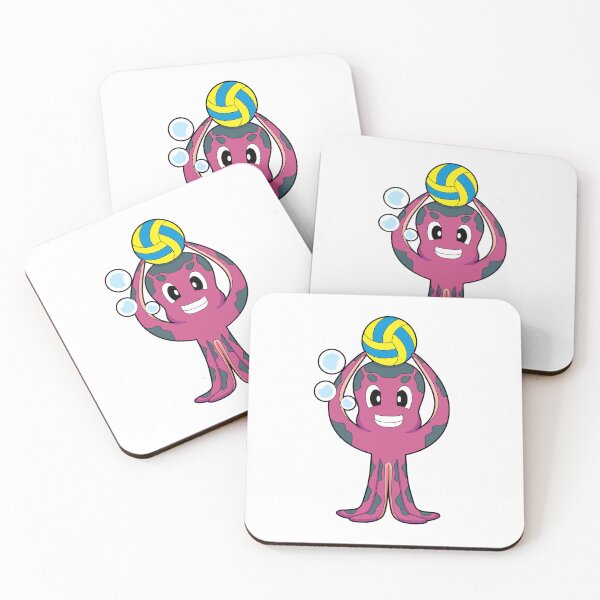 Item preview, Octopus Volleyball player Volleyball Sports designed and sold by Snabdesign84.