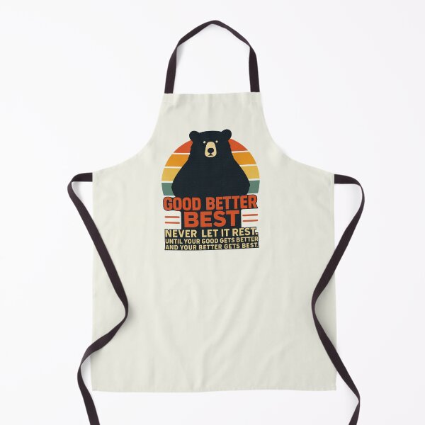 Item preview, Good Better Best Never Let It Rest Motivational Quote Bear designed and sold by SunfullyYours.