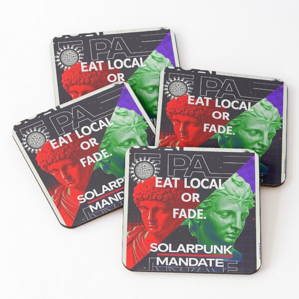 Item preview, Solarpunk Poster Mandate designed and sold by Raw-Ink.