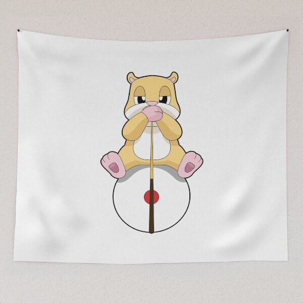 Item preview, Hamster Billiards Cue Sports designed and sold by Snabdesign84.