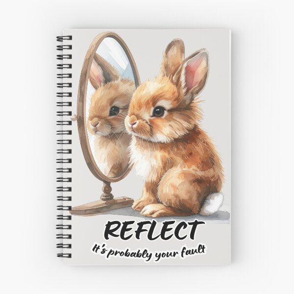 Item preview, The hare looks at its reflection; reflect - it's probably your fault designed and sold by LiskoDesign.