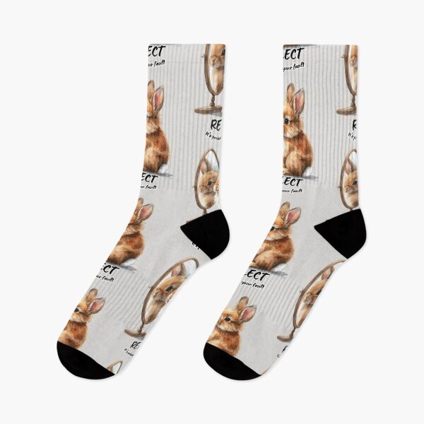 Item preview, The hare looks at its reflection; reflect - it's probably your fault designed and sold by LiskoDesign.