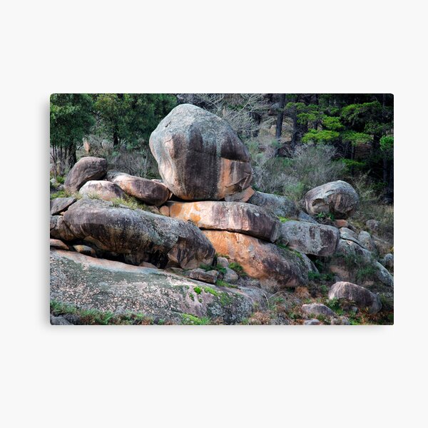 Blue Mountain Boulders Canvas Print