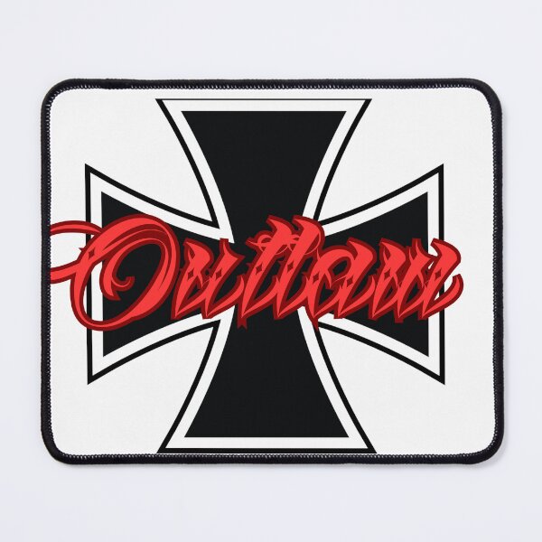 Item preview, Outlaw Iron Cross 1% Rocker Logo West Coast Chopper Style designed and sold by Legacy Apparel Co..