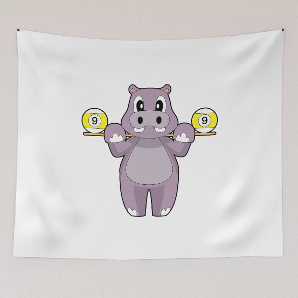 Item preview, Hippo Billiards Cue Sports designed and sold by Snabdesign84.