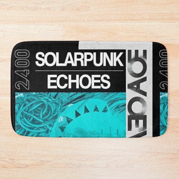 Item preview, Solarpunk Poster Echoes designed and sold by Raw-Ink.