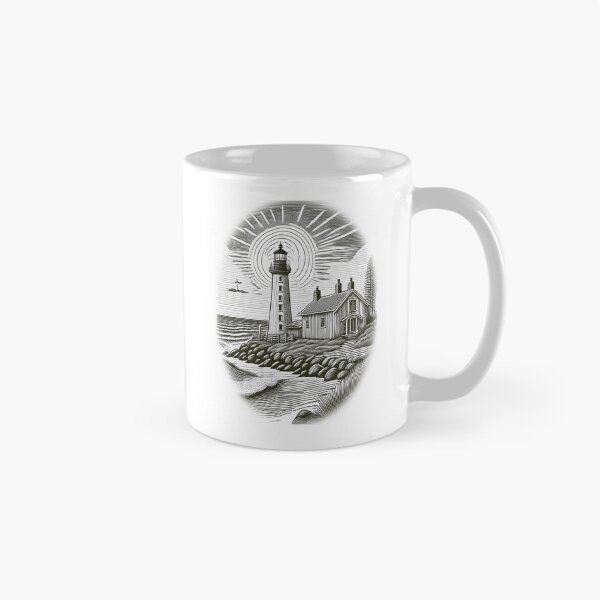 Item preview, Retro Lighthouse Art - Vintage Pencil Drawings designed and sold by RockitBaby.