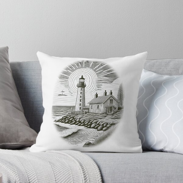 Item preview, Retro Lighthouse Art - Vintage Pencil Drawings designed and sold by RockitBaby.