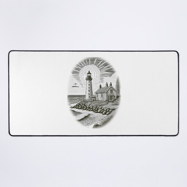 Item preview, Retro Lighthouse Art - Vintage Pencil Drawings designed and sold by RockitBaby.