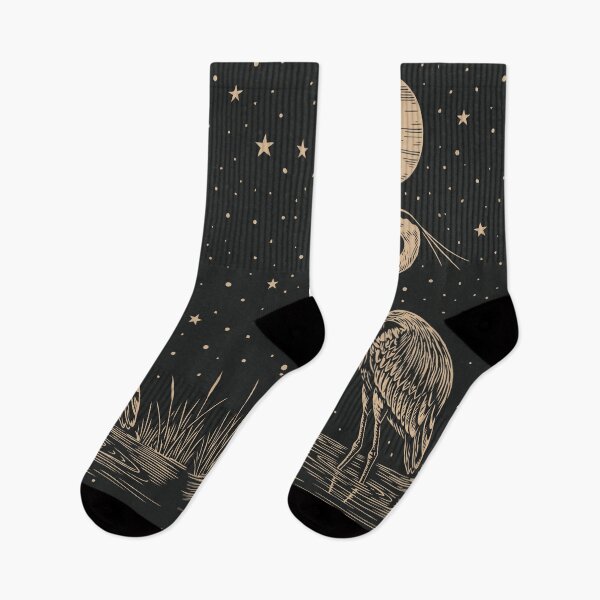 Item preview, Great Blue Heron Starry Night Bird Lover  designed and sold by Y-Vibes.