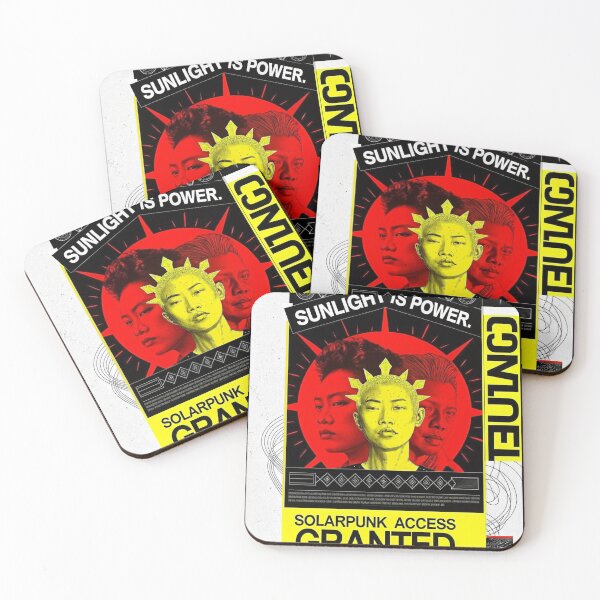 Item preview, Solarpunk Poster Sun Power designed and sold by Raw-Ink.