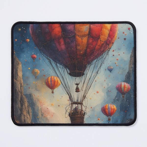 Item preview, Hot air balloon ride over a canyon valley designed and sold by Mianku | Für das Leben.