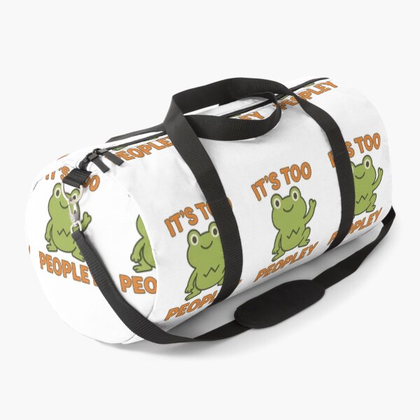 Item preview, Cute Frog It’s Too Peopley Humor Art designed and sold by HiteshArt111.