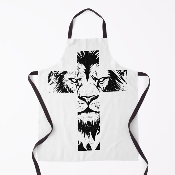 Item preview, Christian Cross / Lion - Black designed and sold by Western Renaissance Limited.