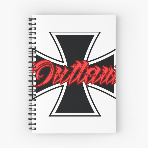 Item preview, Outlaw Iron Cross 1% Rocker Logo West Coast Chopper Style designed and sold by Bearded-Viking.