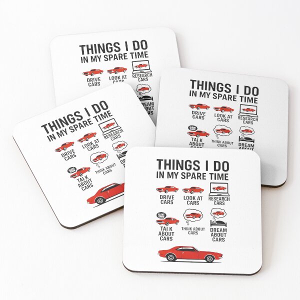 Item preview, Things I Do In My Spare Time — Vintage Muscle Car Enthusiast designed and sold by Colorful-Garden.
