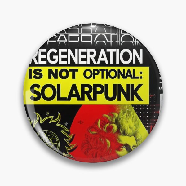 Item preview, Solarpunk Poster Mandatory designed and sold by Raw-Ink.