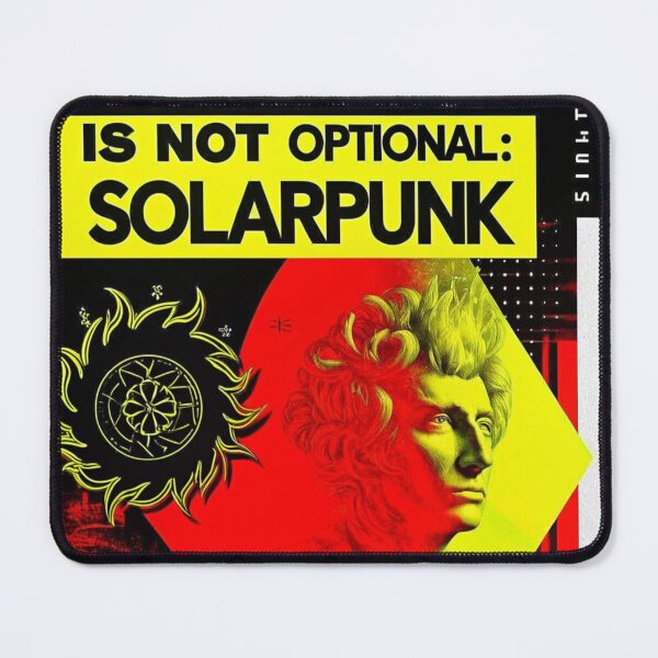 Item preview, Solarpunk Poster Mandatory designed and sold by Raw-Ink.
