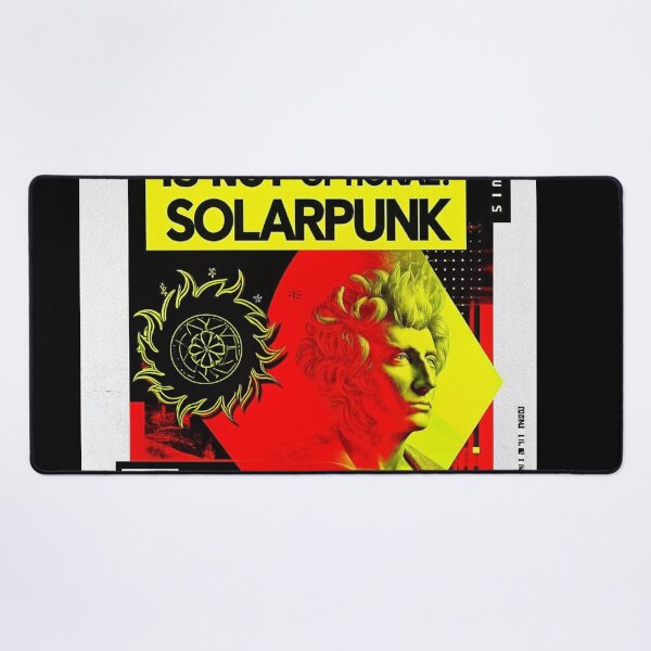 Item preview, Solarpunk Poster Mandatory designed and sold by Raw-Ink.