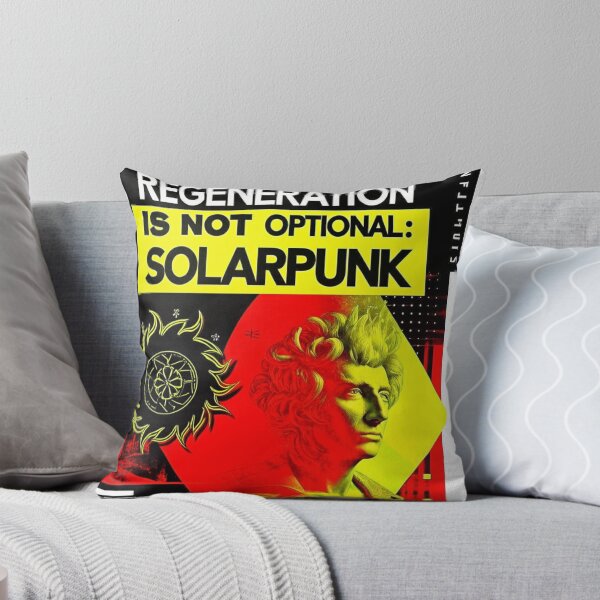 Item preview, Solarpunk Poster Mandatory designed and sold by Raw-Ink.