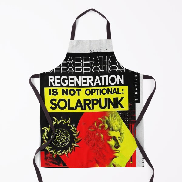 Item preview, Solarpunk Poster Mandatory designed and sold by Raw-Ink.