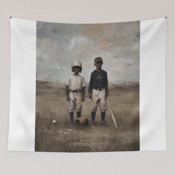 Item preview, Young Baseball Players Ready to Play designed and sold by lautir.