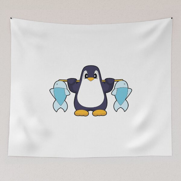 Item preview, Penguin Angler Fish Fishing designed and sold by Snabdesign84.