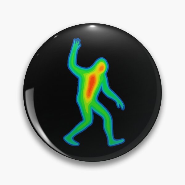 Item preview, Thermal Heatmap Silhouette Art – Vibrant Colorful Human Figure | Psychedelic Abstract Digital Design designed and sold by BrainBubbleArt.