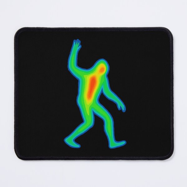 Item preview, Thermal Heatmap Silhouette Art – Vibrant Colorful Human Figure | Psychedelic Abstract Digital Design designed and sold by BrainBubbleArt.