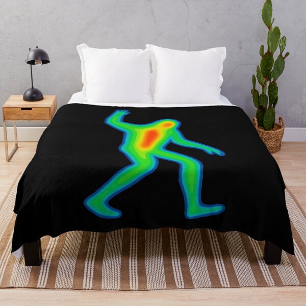 Item preview, Thermal Heatmap Silhouette Art – Vibrant Colorful Human Figure | Psychedelic Abstract Digital Design designed and sold by BrainBubbleArt.