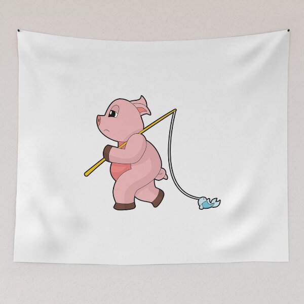 Item preview, Pig Angler Fish Fishing designed and sold by Snabdesign84.
