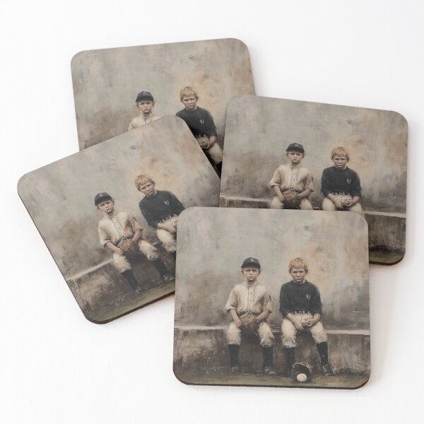 Item preview, Young Baseball Players Resting designed and sold by lautir.