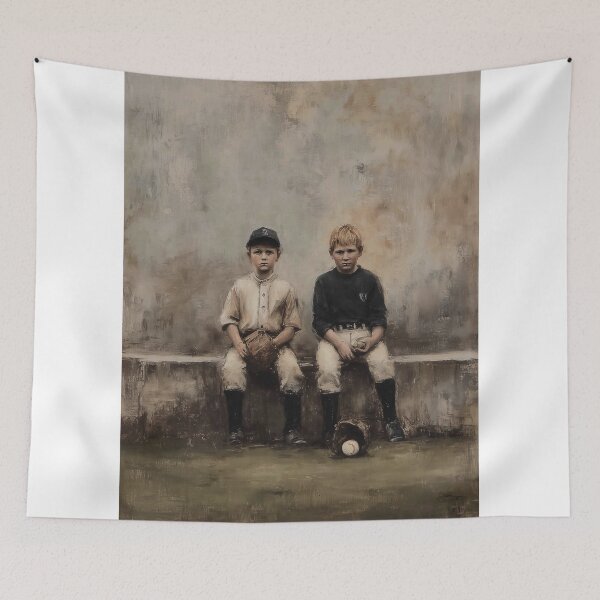 Item preview, Young Baseball Players Resting designed and sold by lautir.