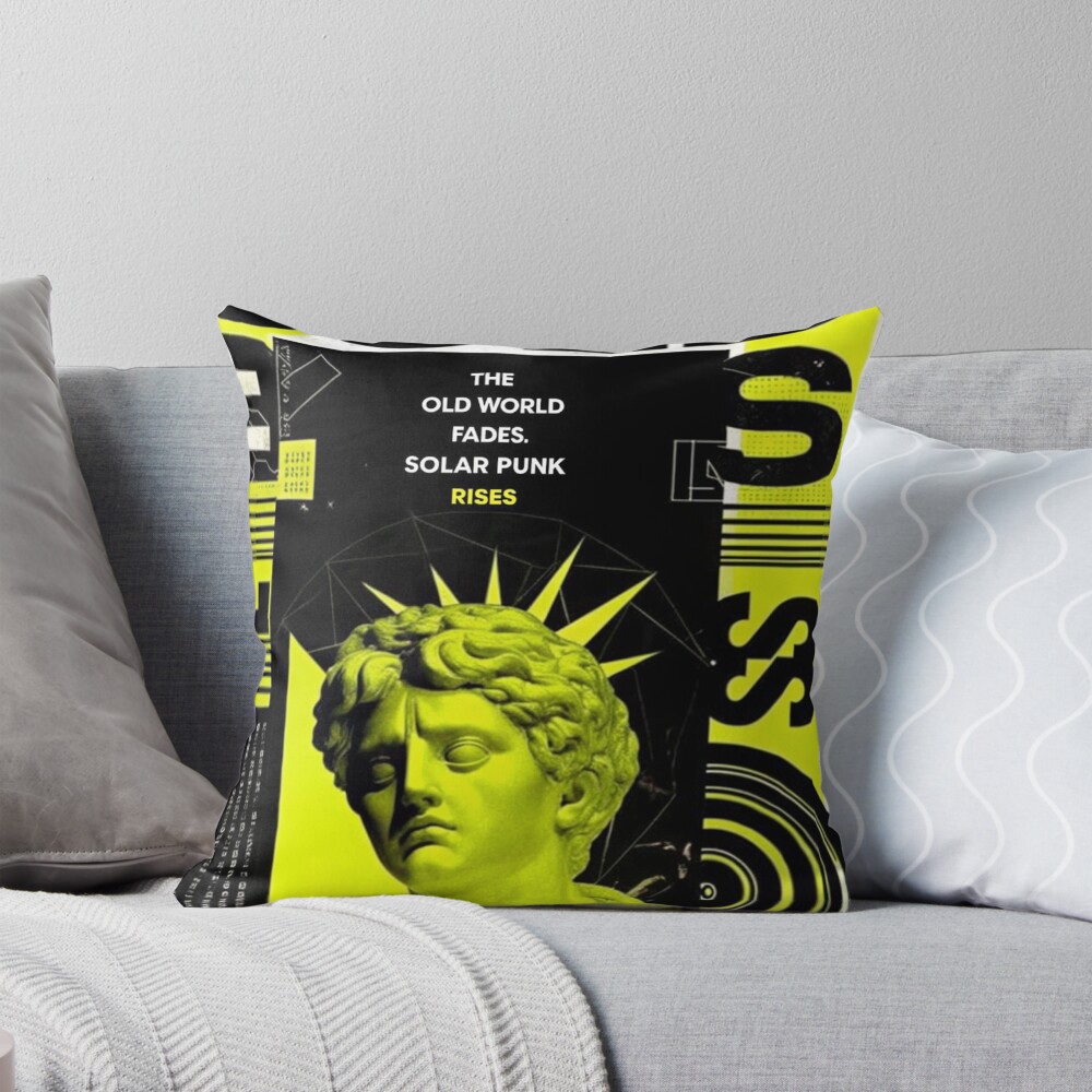 Item preview, Throw Pillow designed and sold by Raw-Ink.