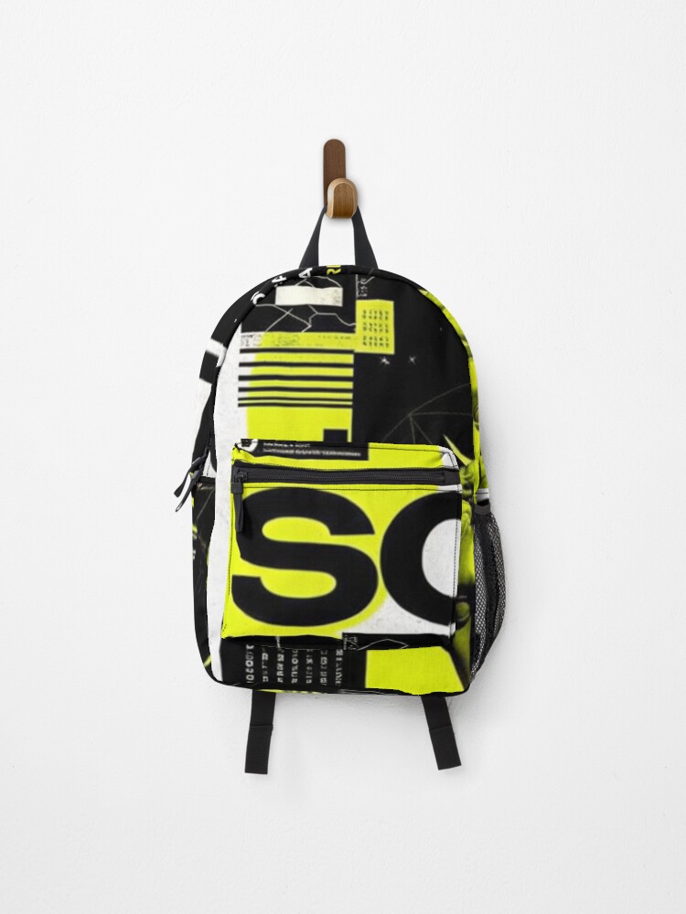 Thumbnail 1 of 3, Backpack, Solarpunk Poster Rising designed and sold by Raw-Ink.