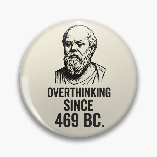 Item preview, Socrates Philosophy Shirt - Overthinking Since 469 BC.(Socrates Meme Collection) designed and sold by SaraSumi.