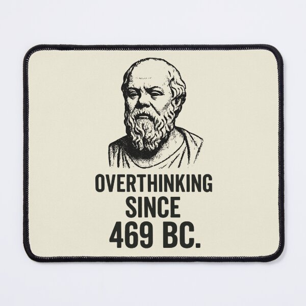 Item preview, Socrates Philosophy Shirt - Overthinking Since 469 BC.(Socrates Meme Collection) designed and sold by SaraSumi.